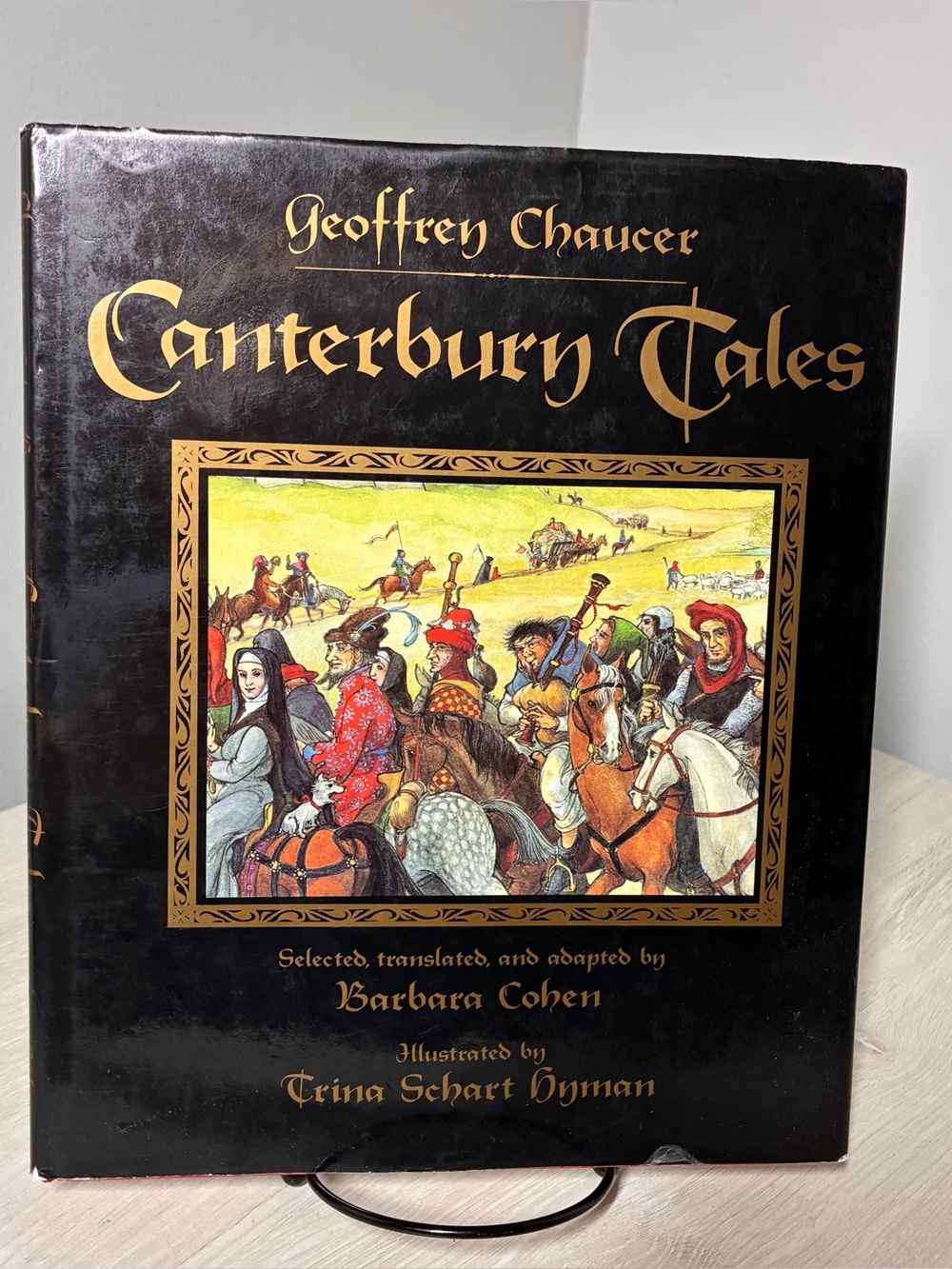 VTG Canterbury Tales Barbara Cohen 1988 HB First Edition Medieval Classics